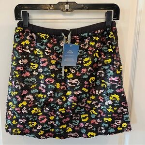 Rockets of Awesome NWT Girls Size 14 Black Sequin Skirt